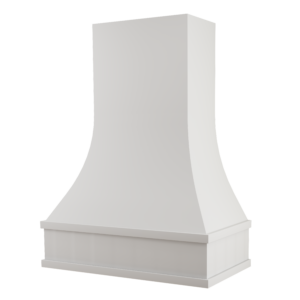 Curved Heritage Range Hood – White