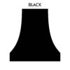 Curved Heritage Range Hood - White - Black - +$400