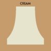 Curved Heritage Range Hood - White - Cream - +$400