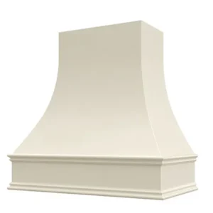 Curved Heritage Range Hood – Cream