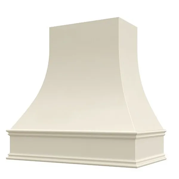 Curved Heritage Range Hood - Cream
