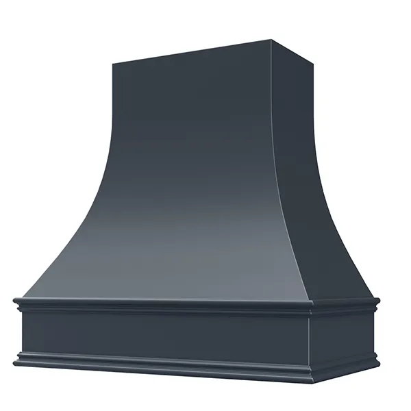 Curved Heritage Range Hood - Navy Blue