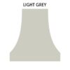 Curved Heritage Range Hood - White - Light Gray - +$400