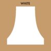Curved Heritage Range Hood - White - White - +$400
