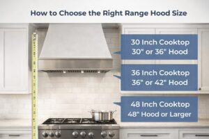 Read more about the article How to Choose the Right Range Hood Size