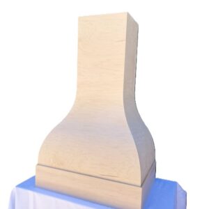 Bell Full Maple Trimmed Range Hood