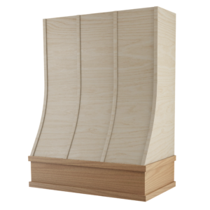 Canopy Maple / White Oak Trimmed Strap Range Hood
