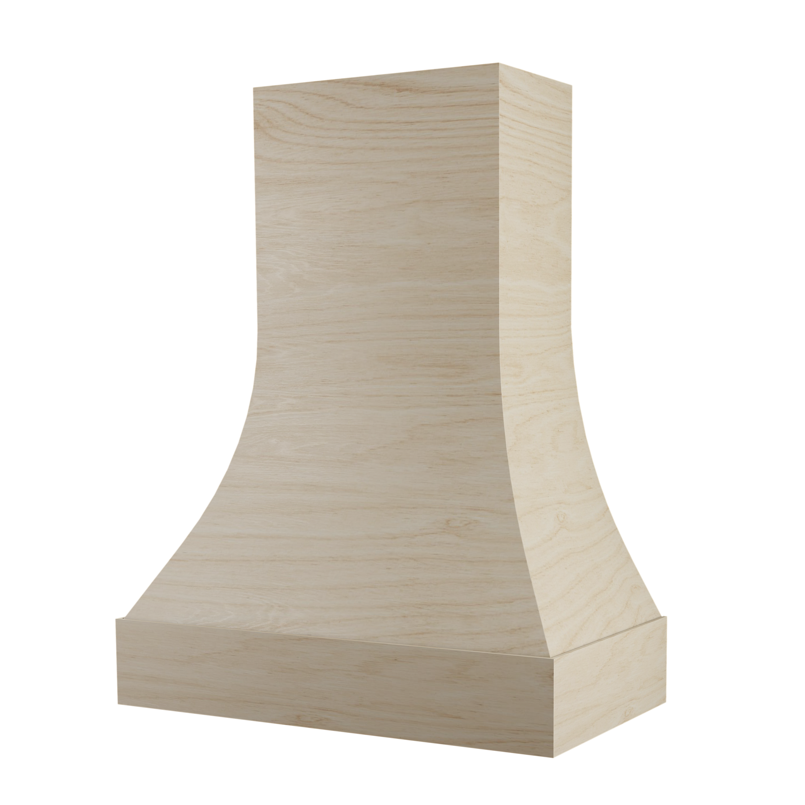 Heritage full maple trimless custom wood range hood
