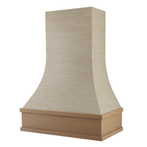 Heritage Maple / White Oak Trimmed Range Hood