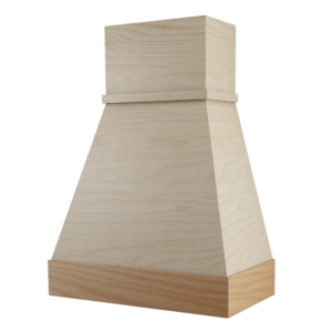 Pyramid Full Maple Trimless Strap Range Hood