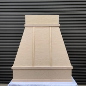 Pyramid Full Maple Trimmed Strap Range Hood