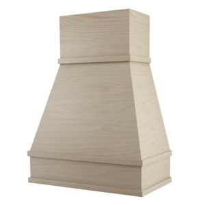 Pyramid Full Maple Trimmed Range Hood