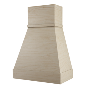 Pyramid Full White Oak Trimless Range Hood