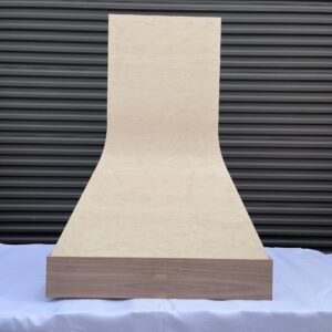 Volcano Maple / Walnut Trimless Range Hood